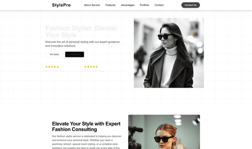 fashion-stylist-website-template