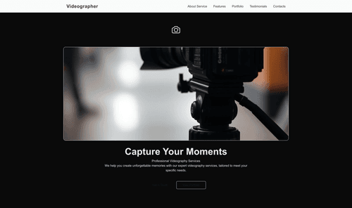 videographer-website-template