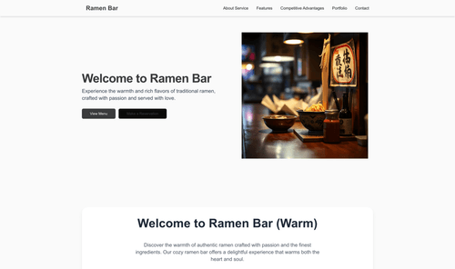 ramen-bar-warm-website-template