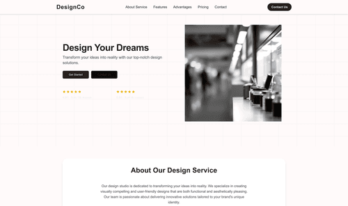 design-company-website-template
