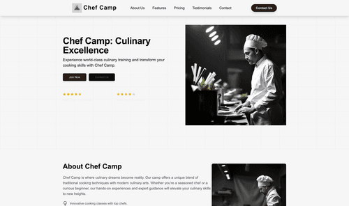 chef-camp-website-template