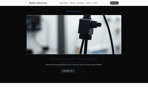 electrician-modern-website-template