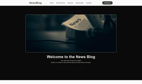 news-blog-website-template
