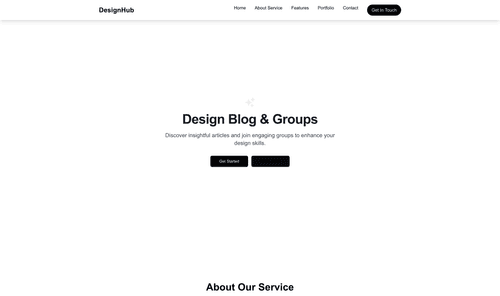 design-blog-groups-website-template