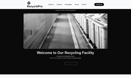 recycling-facility-website-template