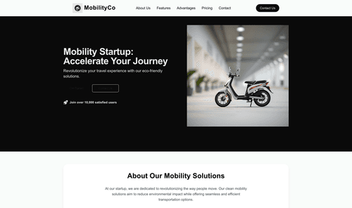 mobility-startup-company-clean-website-template
