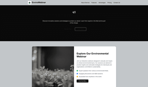 environmental-webinar-website-template