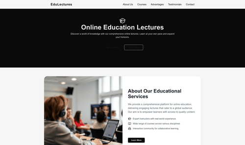 online-education-lectures-website-template