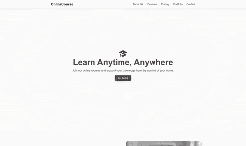 online-course-platform-website-template