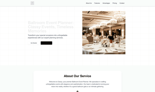 ballroom-event-planner-classy-website-template
