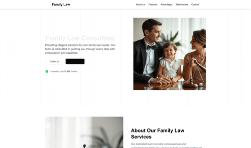 family-law-elegant-website-template