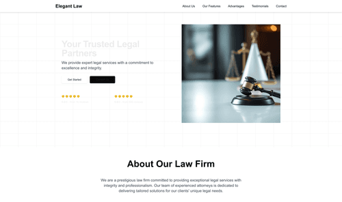 law-firm-elegant-website-template