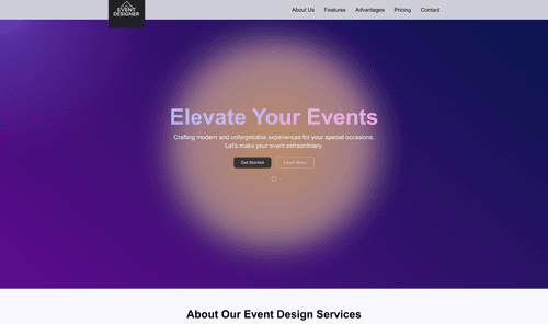 event-designer-modern-website-template