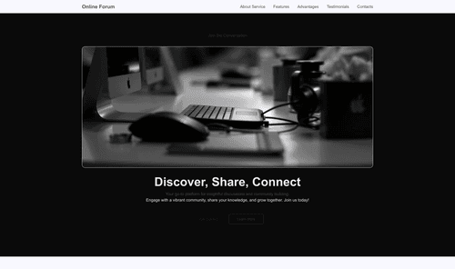 online-forum-website-template