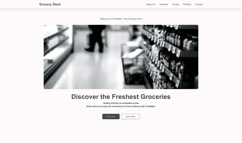 grocery-store-website-template