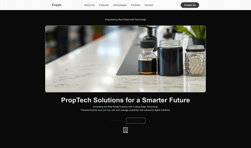 proptech-company-fresh-website-template