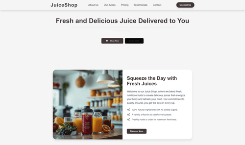 juice-shop-website-template