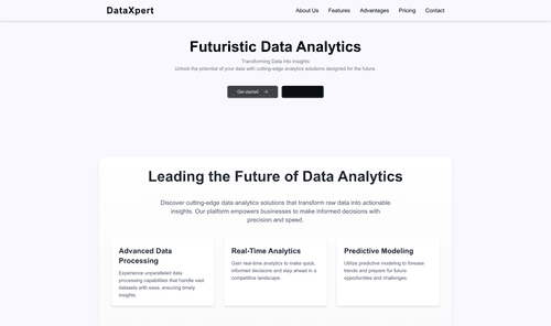 data-analytics-software-company-futuristic-website-template