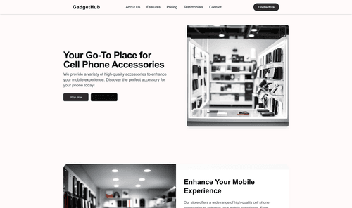 cell-phone-accessories-store-website-template