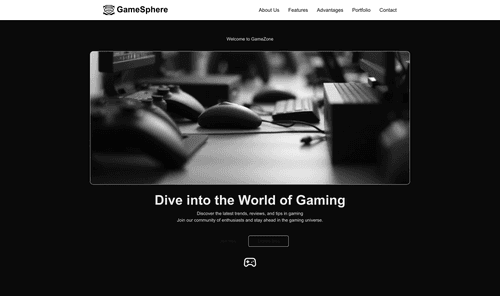 gaming-blog-structured-website-template