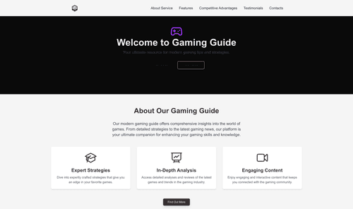 gaming-guide-modern-website-template