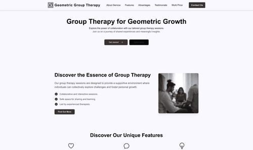 group-therapy-geometric-website-template