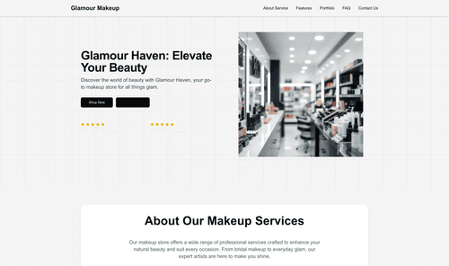 makeup-store-website-template