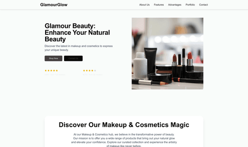 makeup-cosmetics-website-template