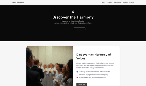 choir-website-template