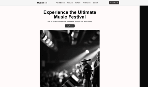 music-festival-website-template