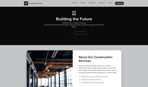 construction-company-industrial-website-template