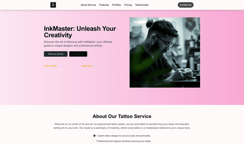 tattoo-artist-website-template