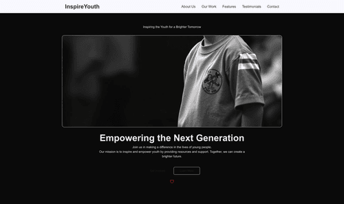 youth-charity-inspirational-website-template