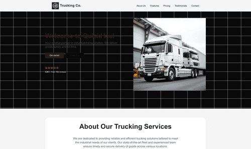 trucking-company-industrial-website-template