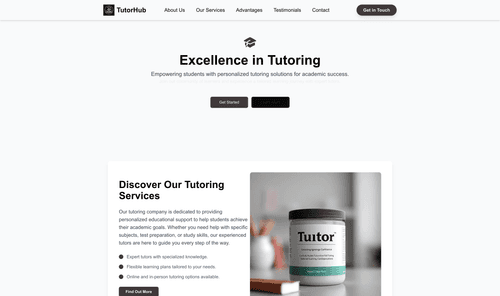 tutoring-company-website-template