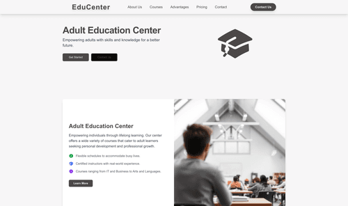 adult-education-center-website-template