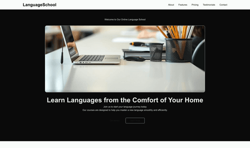 online-language-school-website-template