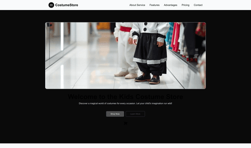 kids-costume-store-website-template