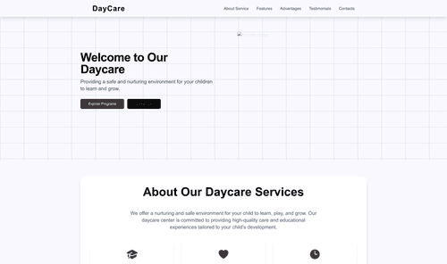 daycare-website-template