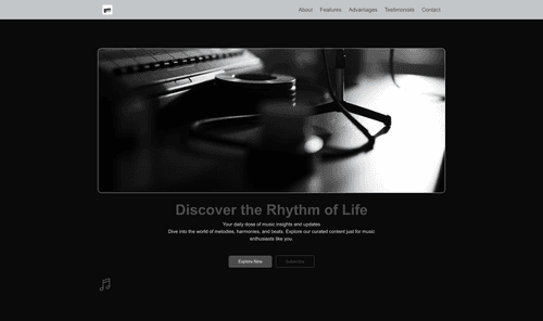 music-blog-website-template