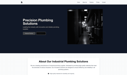 industrial-plumbing-supply-manufacturer-dark-website-template