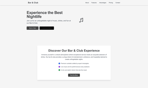 bar-club-website-template