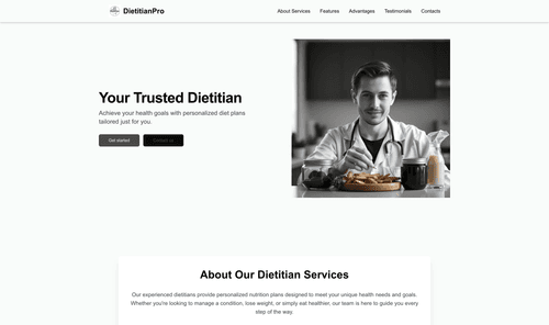 dietitian-website-template