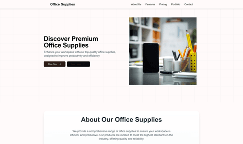office-supplies-website-template