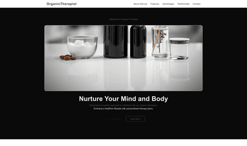therapist-organic-website-template