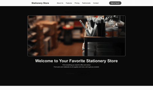 stationery-store-website-template