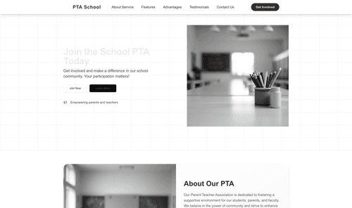 school-pta-website-template