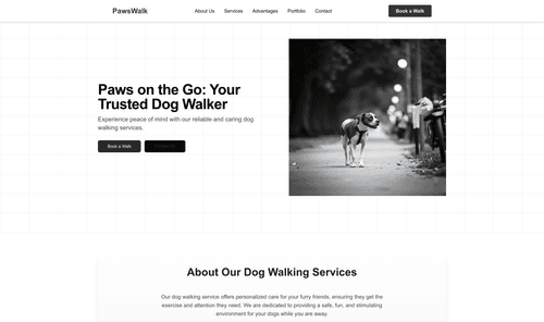 dog-walker-website-template