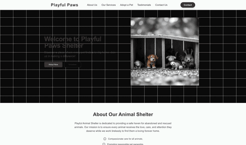 animal-shelter-playful-website-template