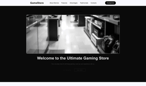 gaming-store-website-template